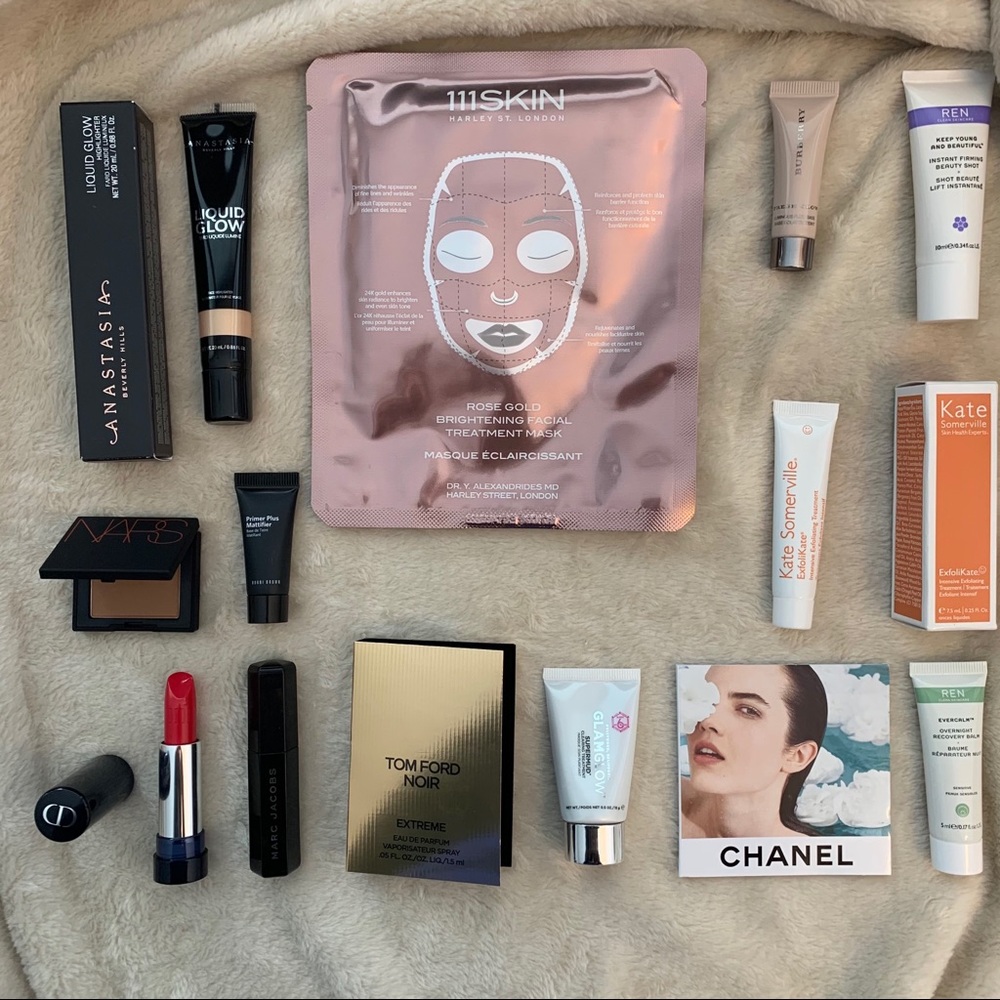 New 13pc Chanel Dior Nars Burberry 111Skin bundle
